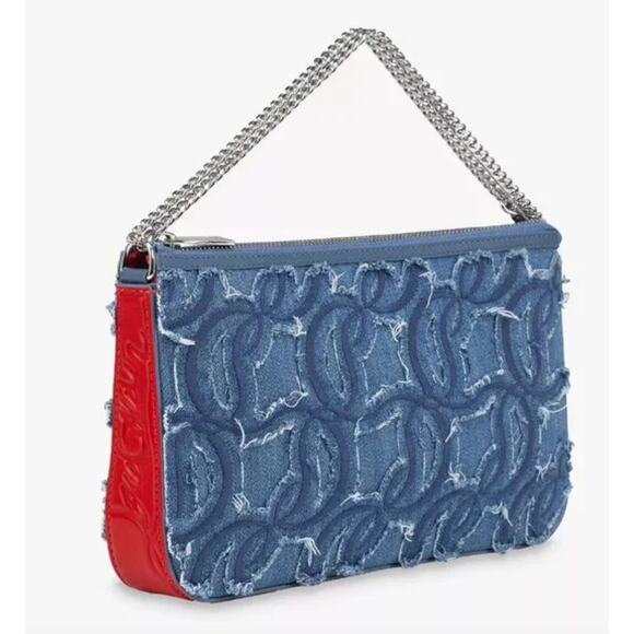 ❌❌SOLD❌❌Christian Louboutin Denim Hybrid Loubila Bag | NWT - Picture 3 of 10